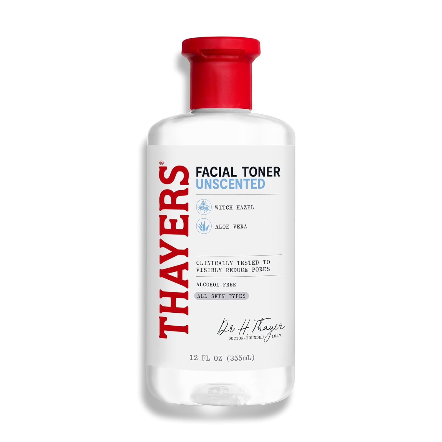 Thayers Alcohol-Free Witch Hazel Toner with Aloe Vera for Hydrated, Balanced Skin


