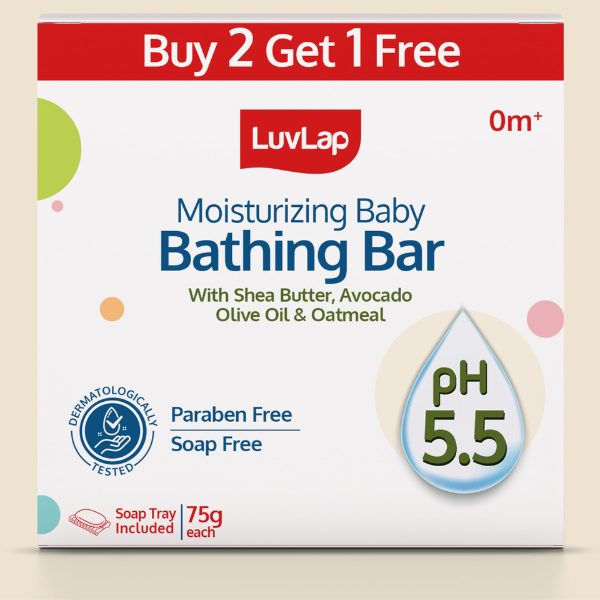 LuvLap Moisturizing Baby Soap