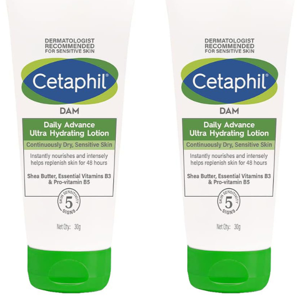Cetaphil DAM Daily Advance Ultra Hydrating Lotion for Dry, Sensitive Skin
