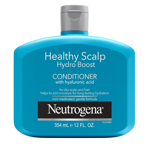 Bottle of Neutrogena Healthy Scalp Hydro Boost Conditioner with Hyaluronic Acid